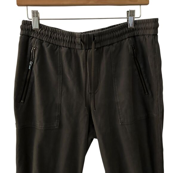 Athleta Dark Grey Drawstring Joggers with Zippered Pockets Size 8P - Picture 5 of 7